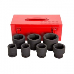Zestaw nasadek 6-kątnych udarowych 3/4″ 7 szt. Force