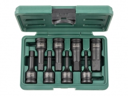 Kpl. kluczy ampulowych udarowych 1/2"  8 szt. Jonnesway