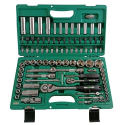 Kpl. kluczy nasadowych 1/2" i 1/4" 94 szt. Honiton