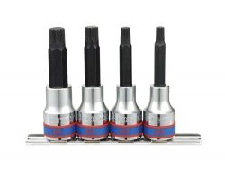 Kpl. nasadek z końcówką Spline krótkich 1/2"  4cz. King Tony