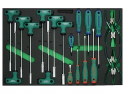 Kpl. narzędzi 20szt. we wkładce EVA Jonnesway