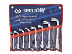 Kpl. kluczy fajkowych  8szt. 8-19mm KING TONY