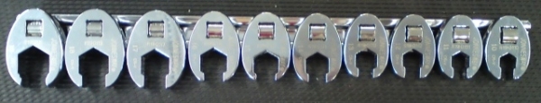Kpl. kluczy płaskich specjalnych 3/8"  10 szt. Jonnesway