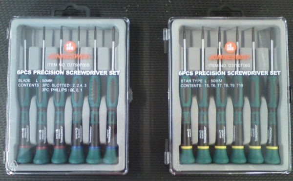 Kpl. wkrętaków precyzyjnych TORX 6szt.T5-T10
