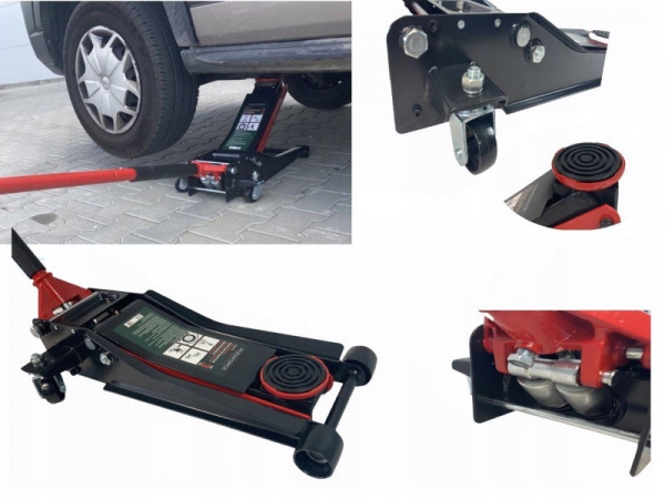 Podnośnik hydrauliczny przesuwny 3T niskoprofilowy Rockforce