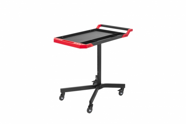 Mobilny stół roboczy z regulowaną wysokością