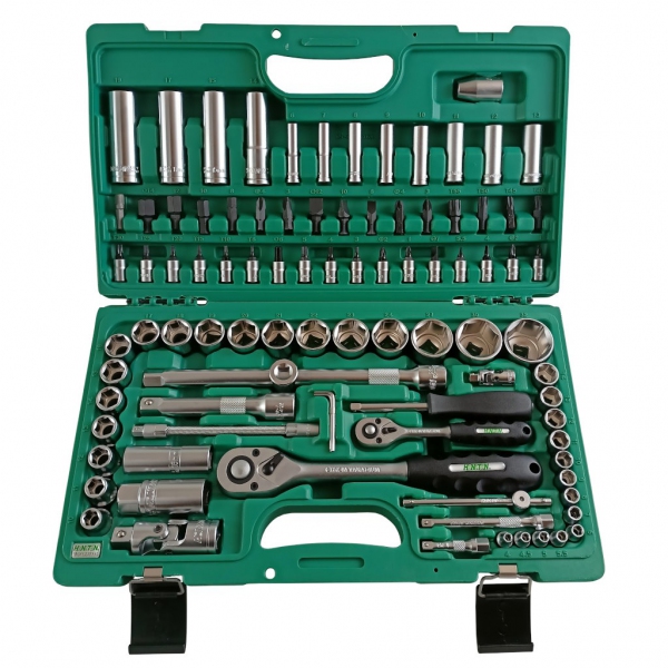 Kpl. kluczy nasadowych 1/2" i 1/4" 94 szt. Honiton