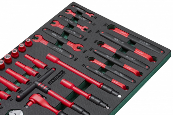 Zestaw 38szt. narzędzi ręcznych izolowanych 1000V we wkładce EVA