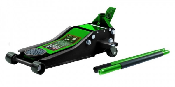 Podnośnik hydrauliczny przesuwny 3T niskoprofilowy Rockforce zielony