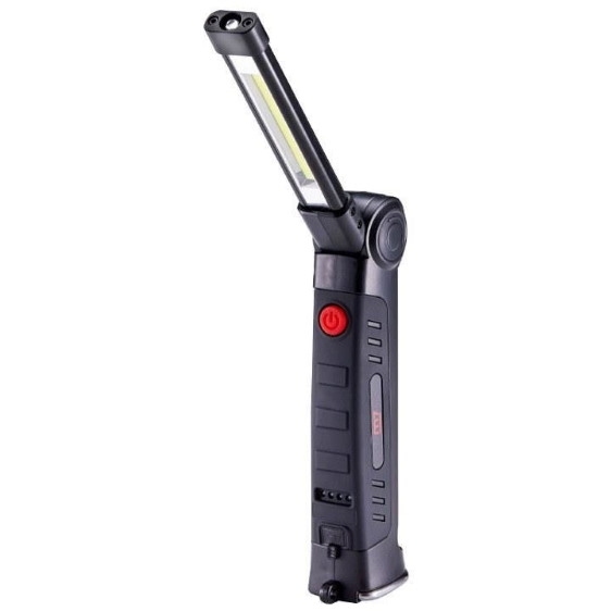 Lampa warsztatowa latarka 3W COB + 1W LED M7 + kabel USB