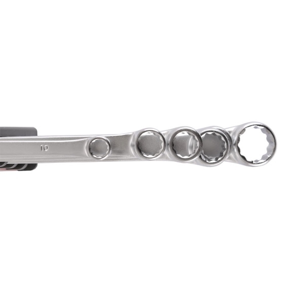 Zestaw 6 kluczy oczkowych długich 8-24mm Force