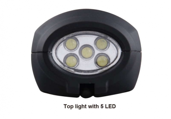 Lampka 3W COB LED+ 5LED z funkcją POWER BANK - KING TONY
