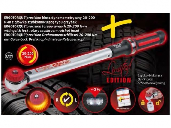 Zestaw promocyjny KS Tools 2szt. - klucz pneumatyczny + dynamometryczny