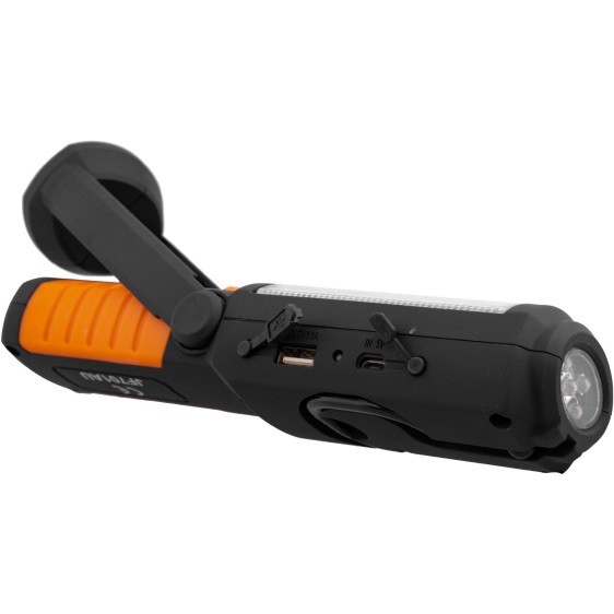 Lampa aku. LED 3W + 5 LED, USB uchylna, magnetyczna podstawa RICHMANN