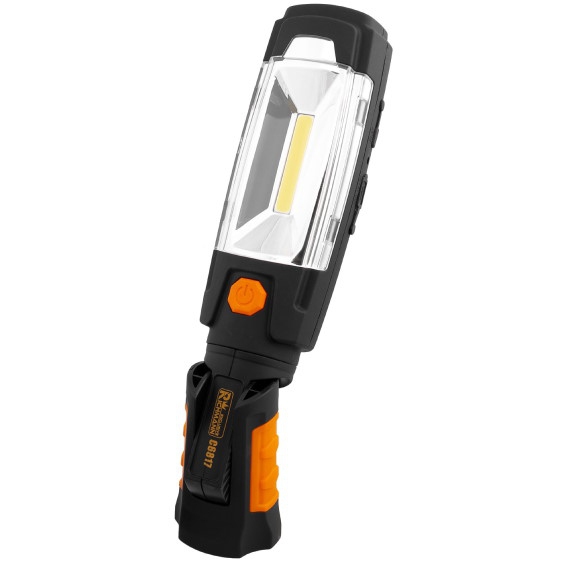 Lampa 3W + 6 LED akumulator, obrotowa 360* magnetyczna RICHMANN