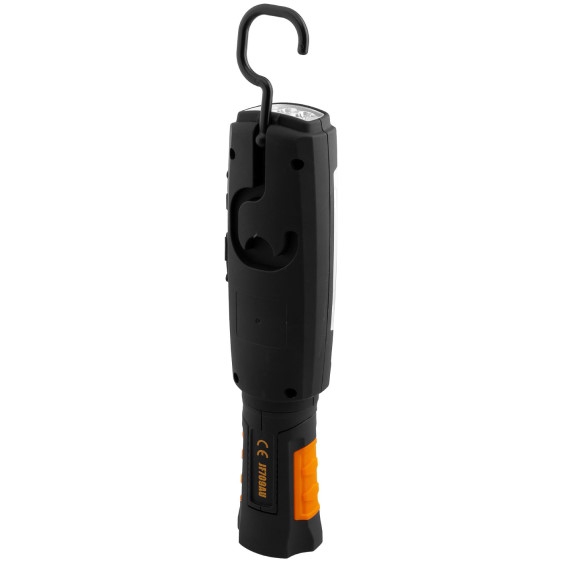 Lampa 3W + 6 LED akumulator, obrotowa 360* magnetyczna RICHMANN