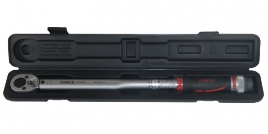Klucz dynamometryczny  1/2"    40-210 Nm Force