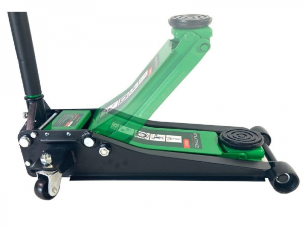 Podnośnik hydrauliczny przesuwny 3T niskoprofilowy Rockforce zielony
