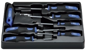 Kpl. wkrętaków do pobijania ERGOTORQUEmax 7-cz. KS TOOLS