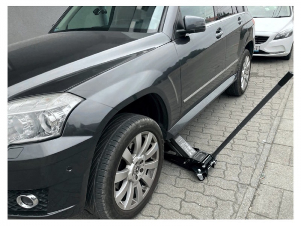 Podnośnik hydrauliczny przesuwny 3T niskoprofilowy Rockforce wzmocniony