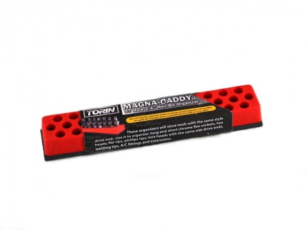 Listwa magnetyczna na 37szt. bitów 1/4" L-180mm Torin