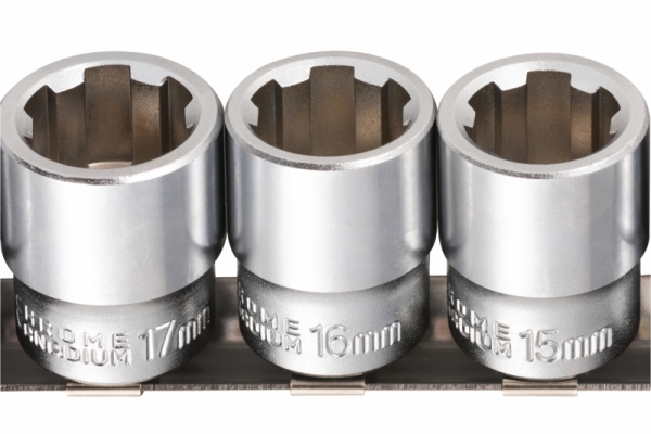 Zestaw 12szt. nasadek 3/8