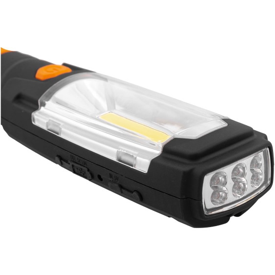 Lampa 3W + 6 LED akumulator, obrotowa 360* magnetyczna RICHMANN