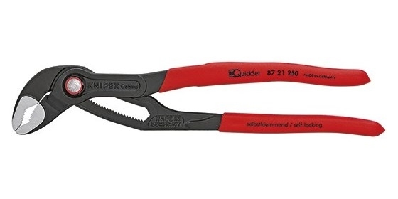 Szczypce do rur Cobra Quick Set KNIPEX