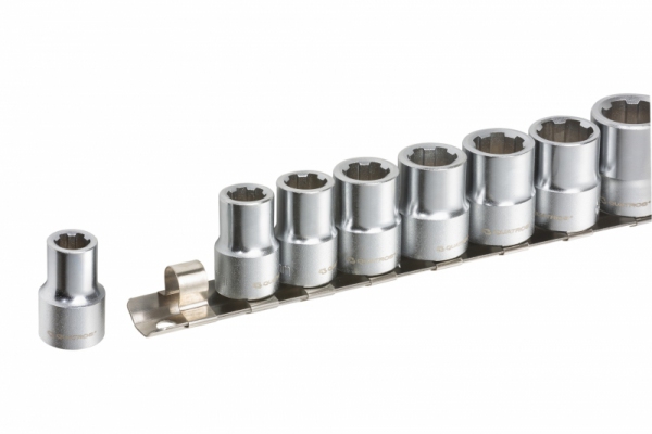 Zestaw 12szt. nasadek 3/8