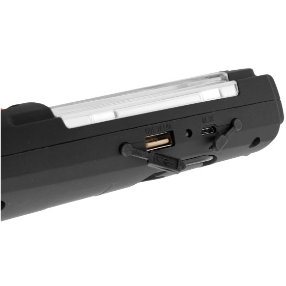 Lampa 3W + 6 LED akumulator, obrotowa 360* magnetyczna RICHMANN