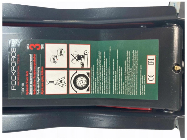 Podnośnik hydrauliczny przesuwny 3T niskoprofilowy Rockforce